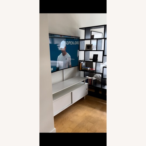 Used Wayfair White Wood Media Storage for sale on AptDeco