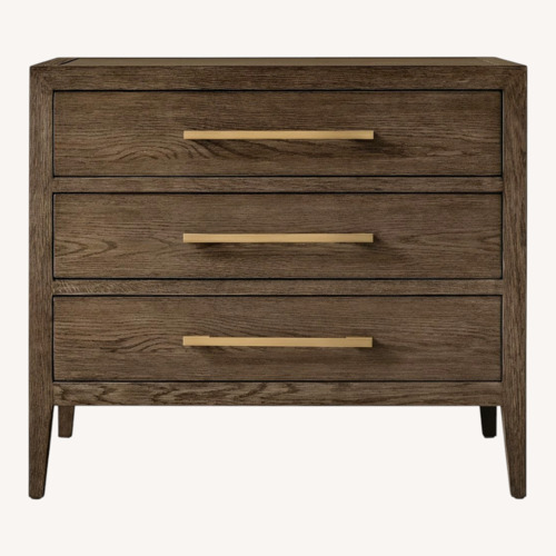 Used Restoration Hardware Dark Brown Nightstands 32" for sale on AptDeco