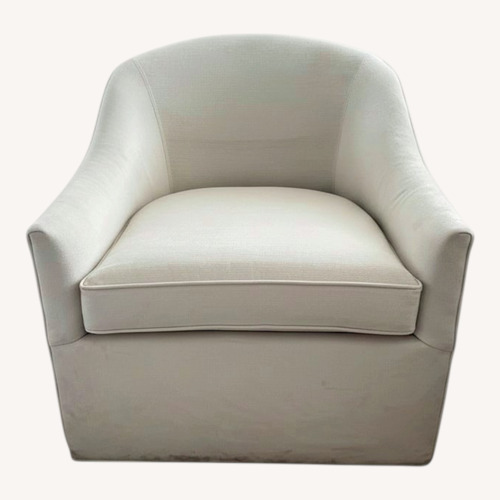 Used Mitchell Gold + Bob Williams White Armchair for sale on AptDeco