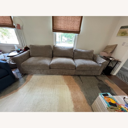 Used LoveSac Light Gray Fabric 3+ Seater Sofa for sale on AptDeco