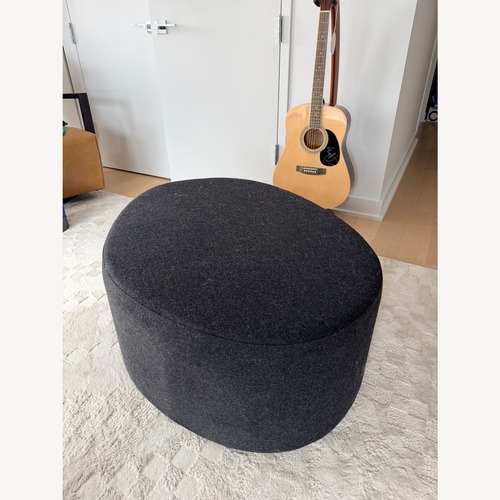 Used Blue Dot Swole Vesper Charcoal Large Ottoman for sale on AptDeco