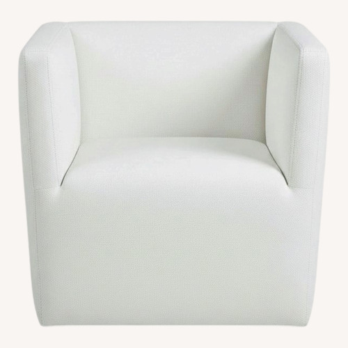 Used Restoration Hardware White Armchair for sale on AptDeco