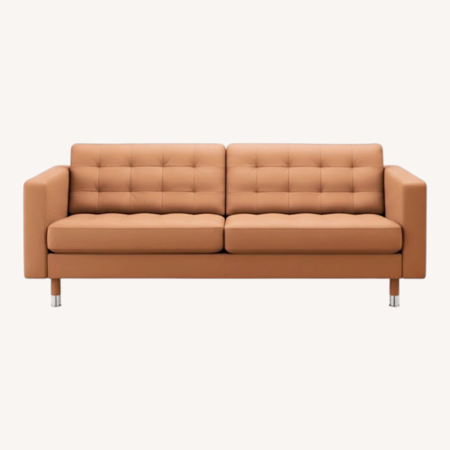 Used IKEA Leather Couch for sale on AptDeco