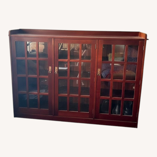 Used Dark Brown Gustave Stickley Bookcase for sale on AptDeco