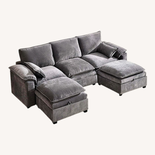 Used Blue 3+ Seater Sofa for sale on AptDeco