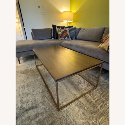 Used West Elm Andes Dark Gray 2 Piece Sectional for sale on AptDeco