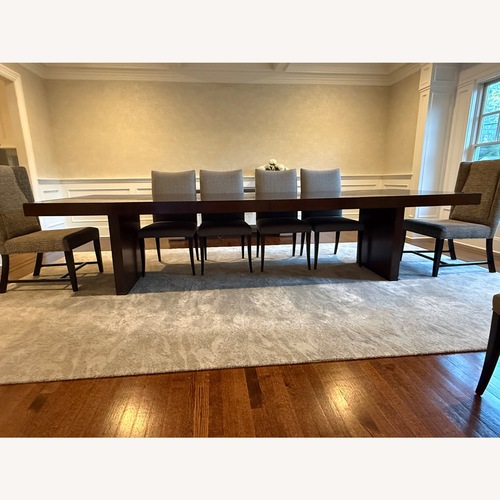 Used Lexington Dining Table extends to 108” long for sale on AptDeco