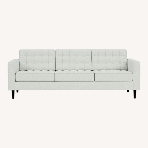 Used EQ3 Slate Blue 3+ Seater Sofa Mid-Century Modern for sale on AptDeco