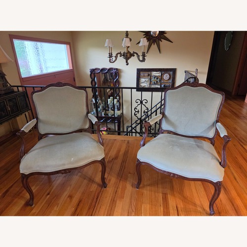 Used Pair Of Large Armchairs Louis XV Period for sale on AptDeco