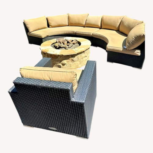Used Natural Wicker Patio Furniture for sale on AptDeco