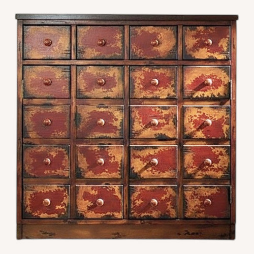Used Pottery Barn Andover Apothecary Storage Cabinets, Set of 2 for sale on AptDeco