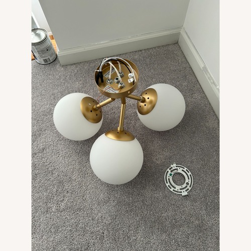 Used Modern Semi Flush Mount Ceiling Light for sale on AptDeco