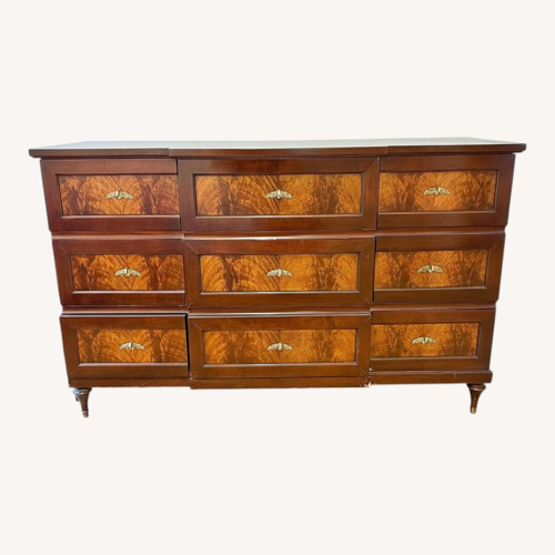 Used Baker Furniture Dark Brown Wood Dresser for sale on AptDeco