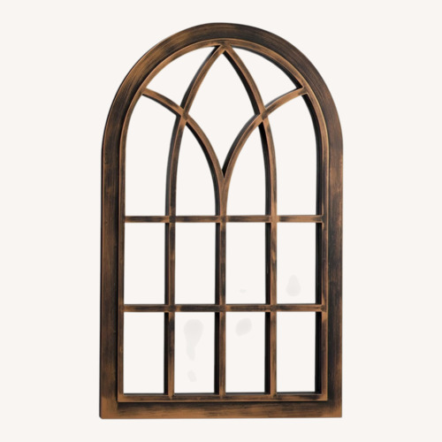 Used Pottery Barn Arched Door Glass Wall Mirror for sale on AptDeco