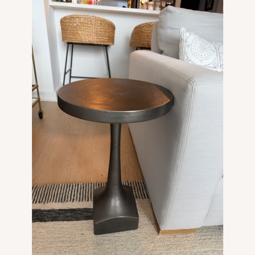 Used Bernhardt Interiors Stroud Pedestal Drink Table for sale on AptDeco