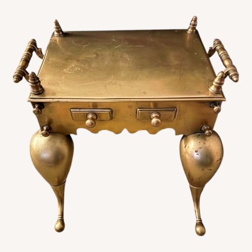 Used Antique Brass Victorian Footman for sale on AptDeco