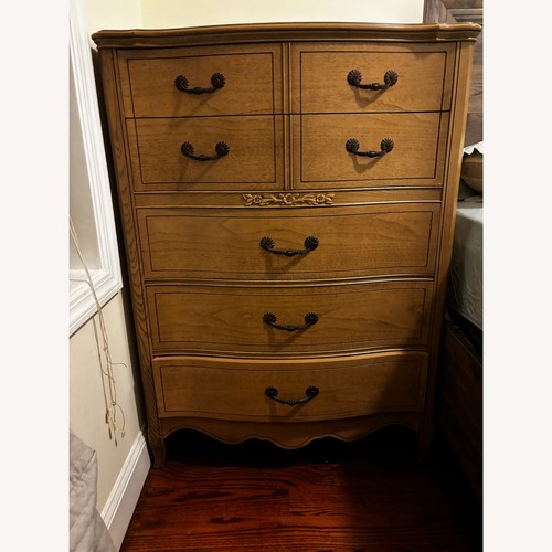 Used Huntley Tall Chest of Drawers Five Drawers for sale on AptDeco