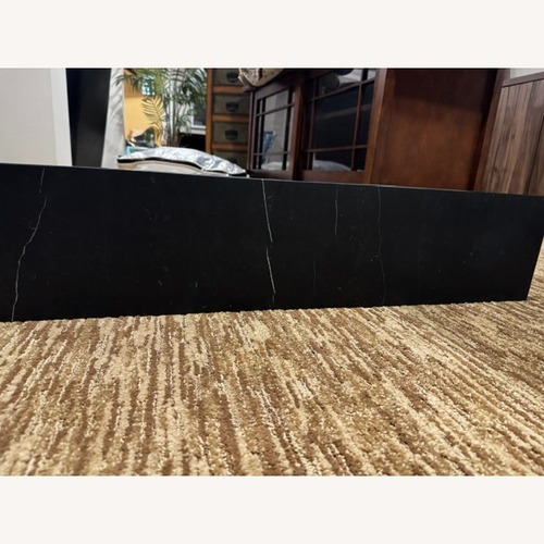 Used CB2 Black Marble Wall Shelf for sale on AptDeco