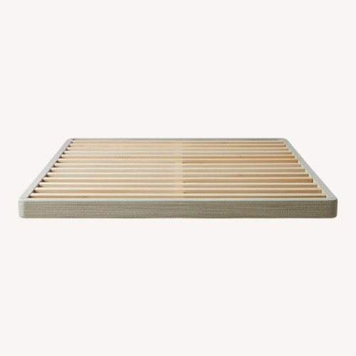 Used West Elm Avocado Natural Wood Full Bed for sale on AptDeco