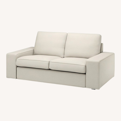 Used IKEA KIVIK Loveseat, Gunnared Beige for sale on AptDeco