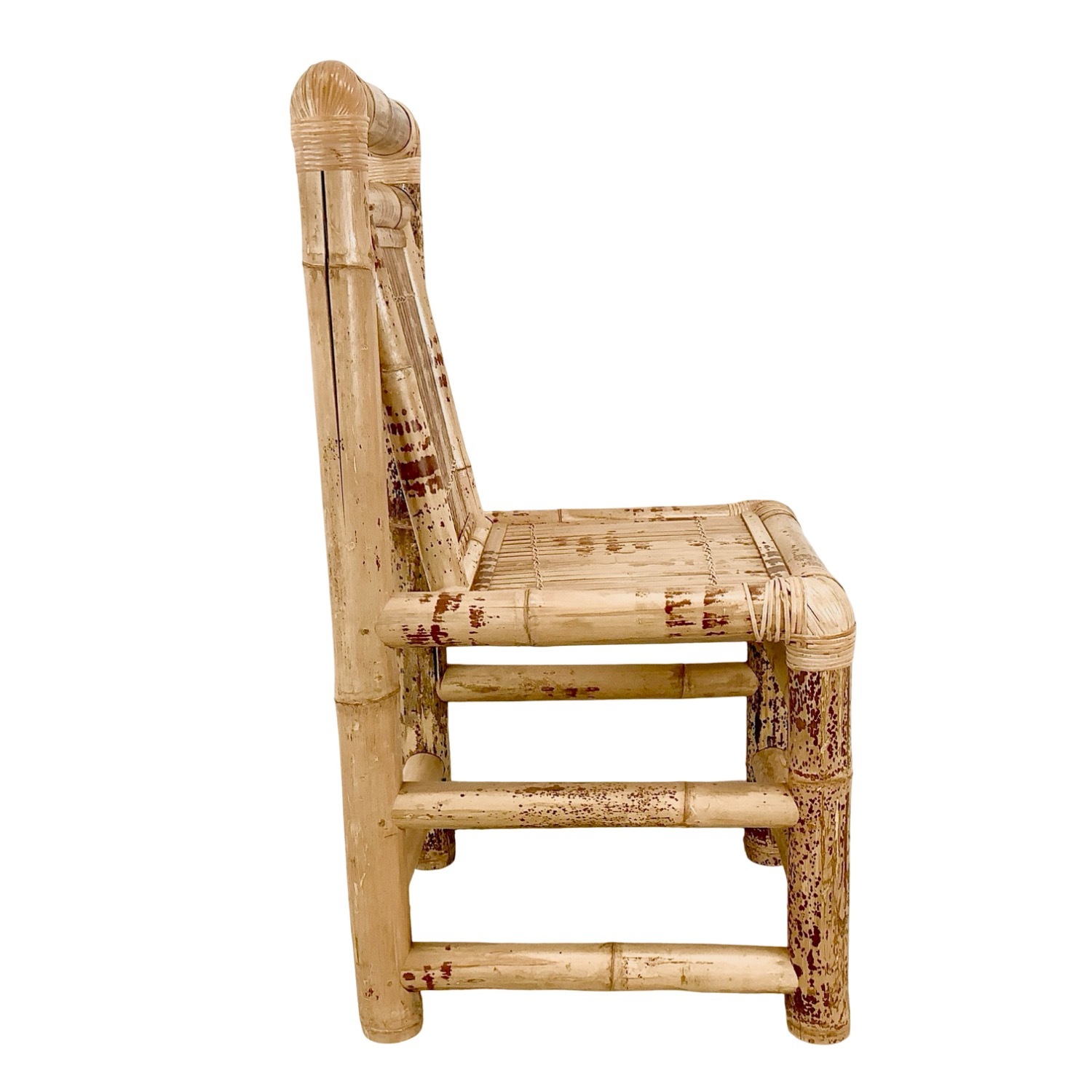 Vintage Bamboo Dining or Accent Chair - image-9