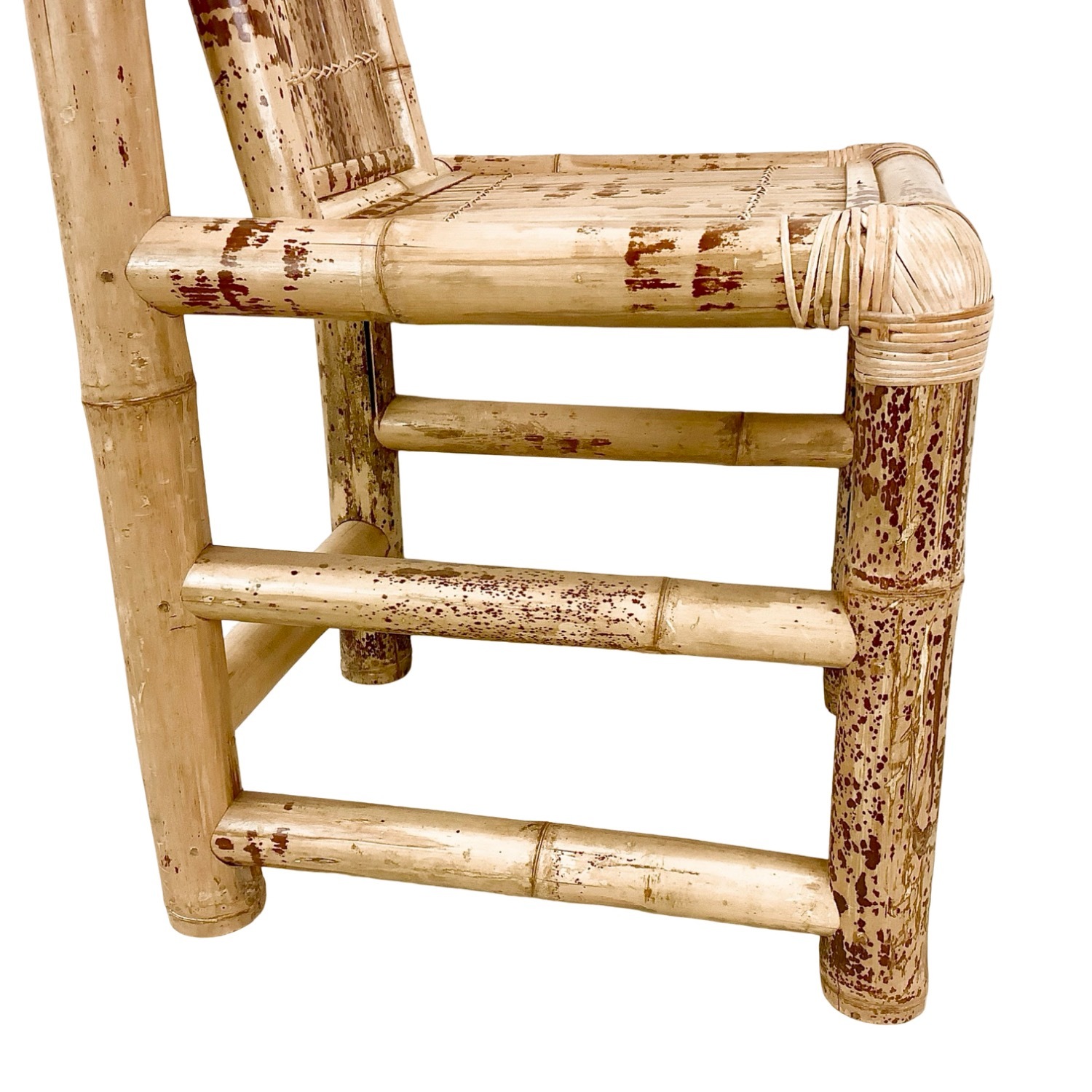 Vintage Bamboo Dining or Accent Chair - image-10