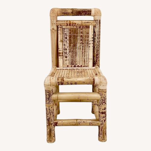 Used Vintage Bamboo Dining or Accent Chair for sale on AptDeco