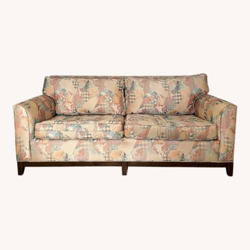Used Fabric 3+ Seater Sofa Feather Cushion for sale on AptDeco