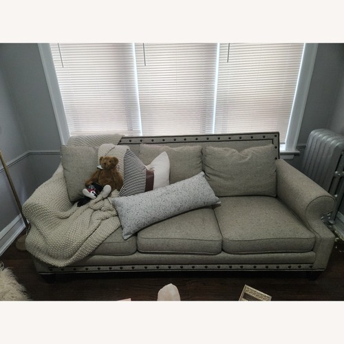Used Sherrill Furniture Natural Fabric 3+ Seater Sofa for sale on AptDeco
