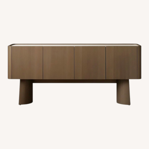 Used Arhaus Naija Wood & Marble Sideboard for sale on AptDeco