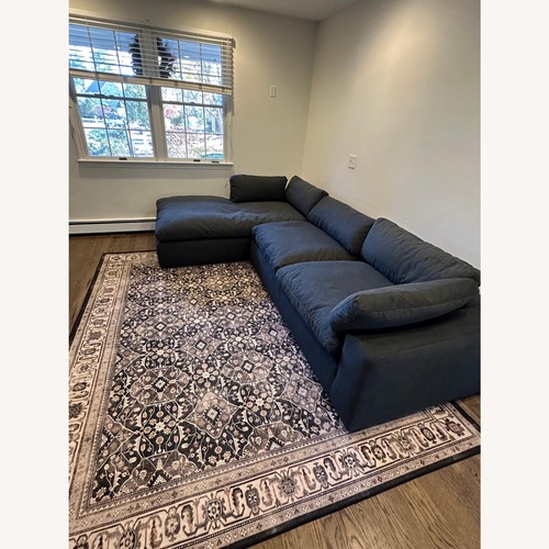 Used AllModern Dark Gray 2 Piece Sectional for sale on AptDeco