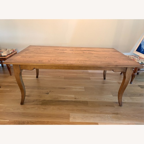 Used Dining Table with Cabriole Legs and Apron Detail for sale on AptDeco