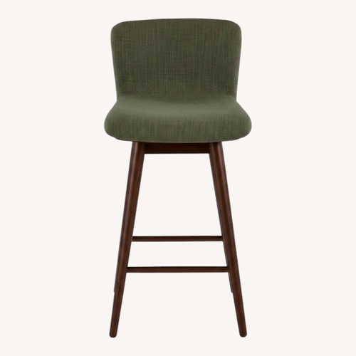 Used Article Green Fabric Stool for sale on AptDeco