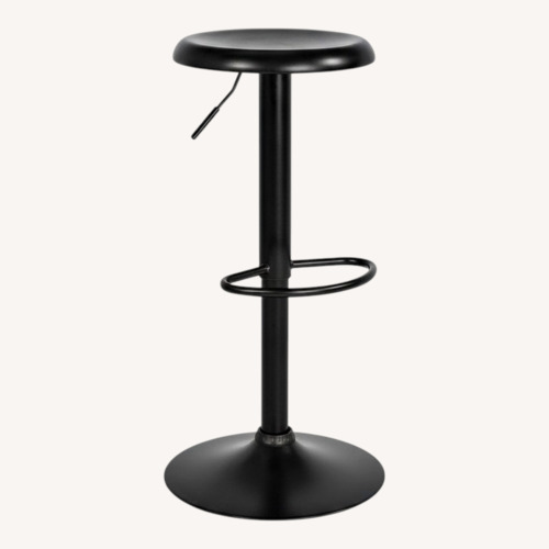 Used Wayfair Adjustable Black Metal Stool (23”-31”) for sale on AptDeco