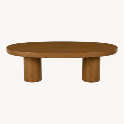 Used Article Baarlo Dark Brown Wood Coffee Table for sale on AptDeco