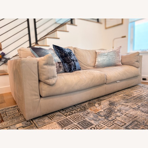 Used Restoration Hardware Natural 2 Piece Sectional for sale on AptDeco