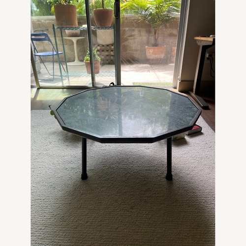 Used Crate & Barrel Marble Coffee Table for sale on AptDeco