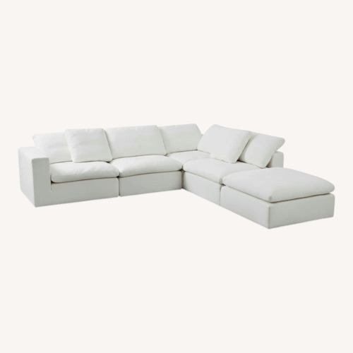 Used Restoration Hardware Cloud White 3+ Piece Sectional for sale on AptDeco