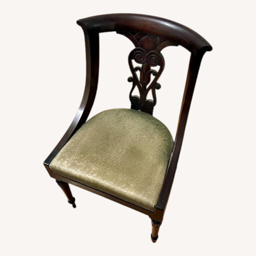 Used Vintage/Antique Dark Brown Dining Chairs for sale on AptDeco