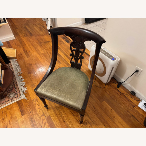 Used Vintage/Antique Dark Brown Dining Chairs for sale on AptDeco