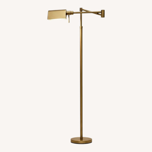 Used Restoration Hardware Métier Task Floor Lamp - Burnished Brass for sale on AptDeco