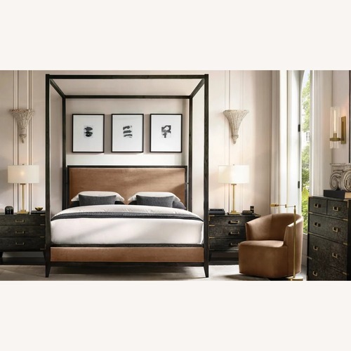 Used Restoration Hardware Métier Task Floor Lamp - Burnished Brass for sale on AptDeco