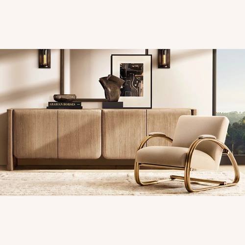Used Restoration Hardware Savile Grand Rectangular Sconce - Bronze for sale on AptDeco