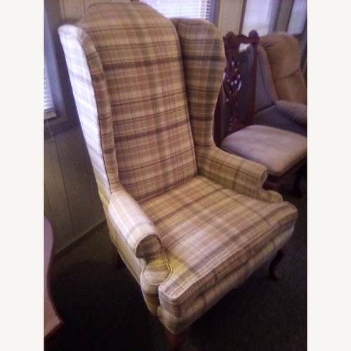 Used Vintage/Antique Fabric Armchair for sale on AptDeco