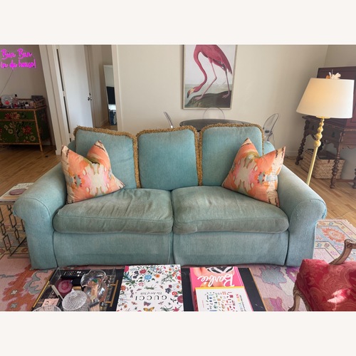 Used Turquoise Sofa for sale on AptDeco