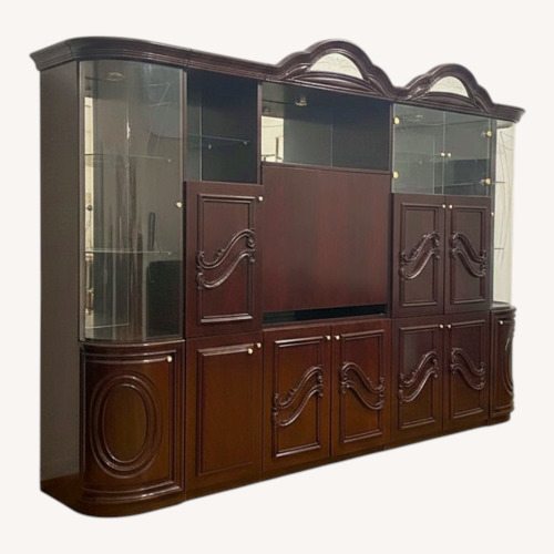 Used Large Traditional Mahogany China Cabinet for sale on AptDeco