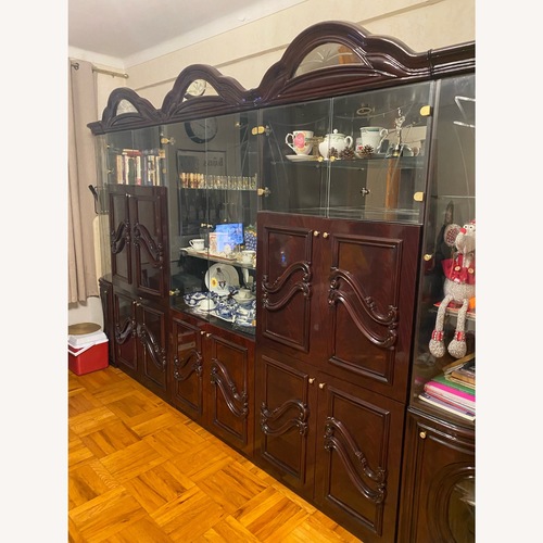 Used Large Traditional Mahogany China Cabinet for sale on AptDeco