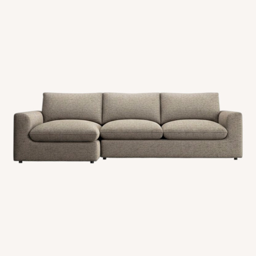 Used Crate & Barrel Serenity 2 Piece Sectional for sale on AptDeco