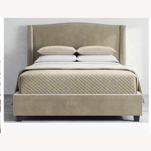 Used Resoration Hardware King Bedframe  for sale on AptDeco