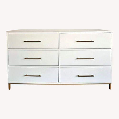 Used White Wood Dresser for sale on AptDeco
